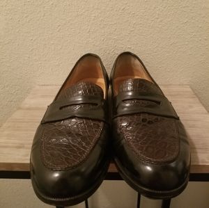 Cole Haan Crocodile Loafers